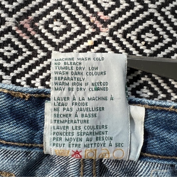 Vintage Northern Reflections High Rise Tapered Embroidered Ankle Mom Jeans - Picture 10 of 16